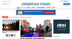 Desktop Screenshot of christiantoday.com