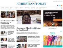Tablet Screenshot of christiantoday.co.in